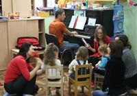 Занятия музыкой с детьми